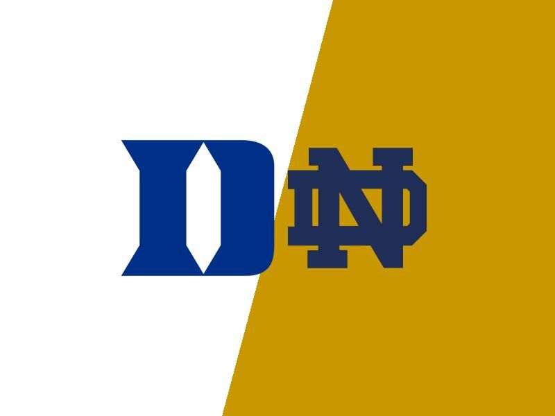 Duke Blue Devils VS Notre Dame Fighting Irish