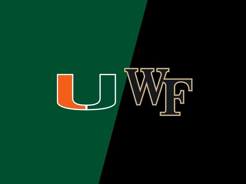 Wake Forest Demon Deacons Host Miami Hurricanes in Men's Basketball Showdown at Lawrence Joel Co...