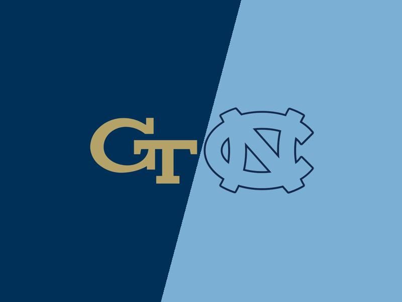 North Carolina Tar Heels Triumph at Bobby Dodd Stadium in Football Game Against Georgia Tech Yel...