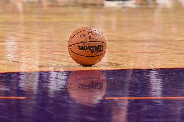 PHOENIX, AZ - DECEMBER 17:  A generic basketball photo of the Official Wilson basketball on December 17, 2022 at Footprint Center in Phoenix, Arizona. NOTE TO USER: User expressly acknowledges and agrees that, by downloading and or using this photograph, user is consenting to the terms and conditions of the Getty Images License Agreement. Mandatory Copyright Notice: Copyright 2022 NBAE (Photo by Kate Frese/NBAE via Getty Images)