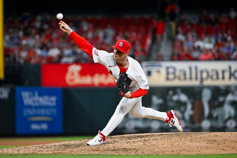 Jun 12, 2024; St. Louis, Missouri, USA;  St. Louis Cardinals starting pitcher Sonny Gray (54) pitches against the Pittsburgh Pirates during the seventh inning at Busch Stadium. Mandatory Credit: Jeff Curry-USA TODAY Sports
