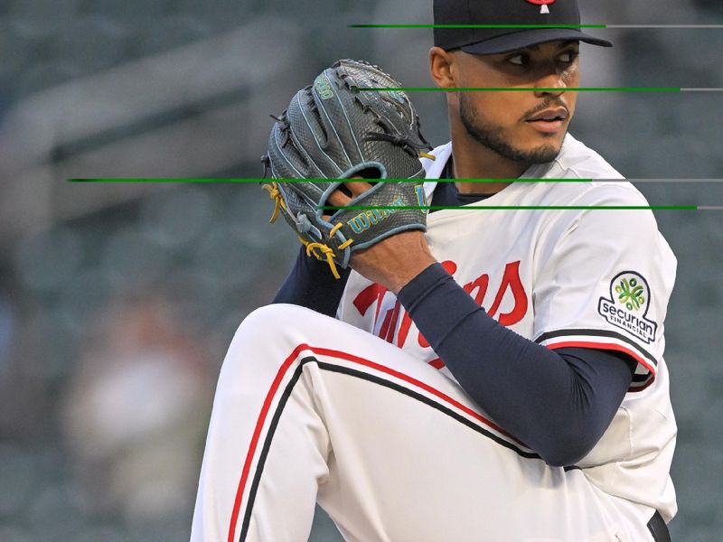 Sep 17, 2025; Minneapolis, Minnesota, USA;  Minnesota Twins starting pitcher Taj Bradley (26) delivers a pitch against the New York Yankees during the first inning at Target Field. Mandatory Credit: Nick Wosika-Imagn Images

