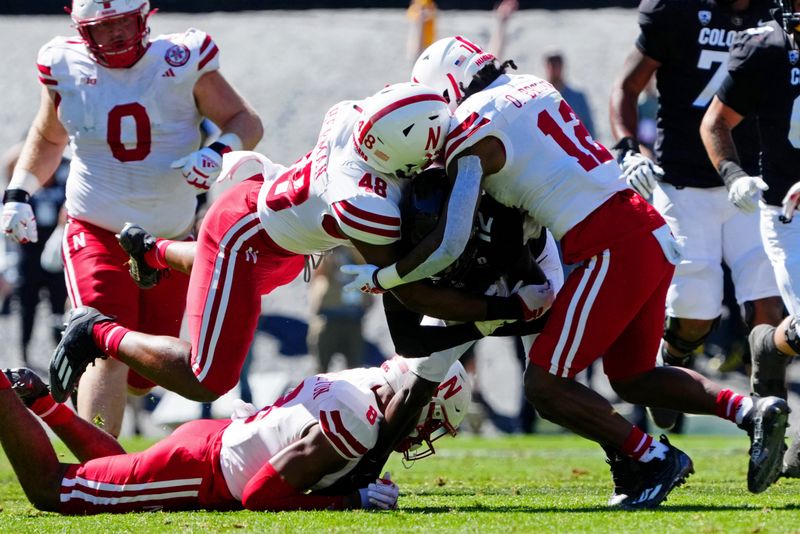 Nebraska Cornhuskers Face Off Against Colorado Buffaloes at Folsom Field in Football Showdown