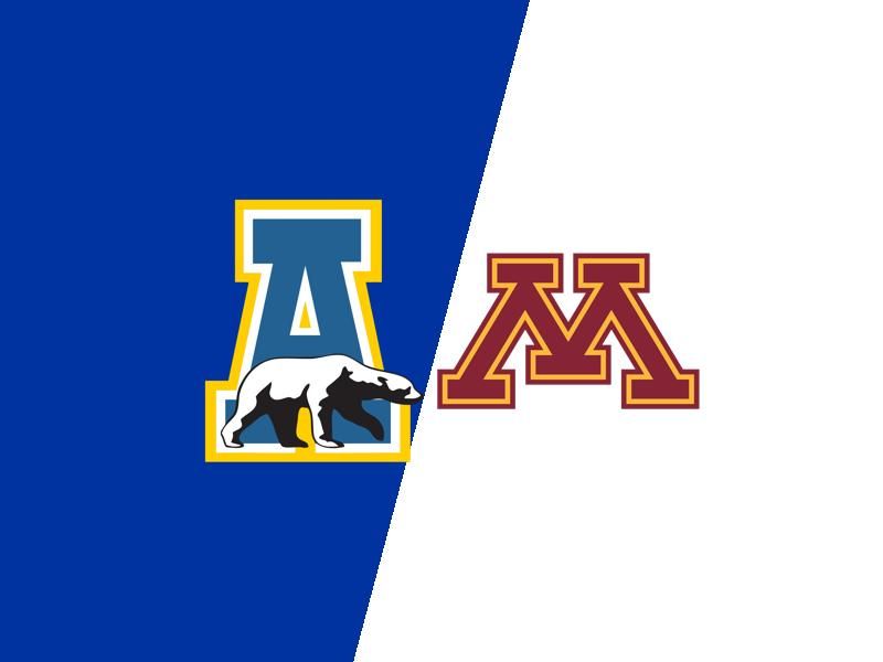 Alaska Fairbanks Nanooks VS Minnesota Golden Gophers