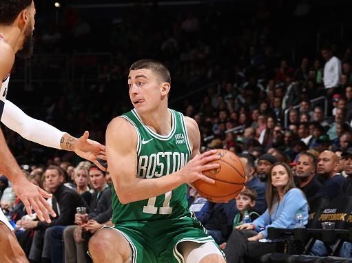 WASHINGTON, DC -? OCTOBER 30: Payton Pritchard #11 of the Boston Celtics handles the ball during the game against the Washington Wizards on October 30, 2023 at Capital One Arena in Washington, DC. NOTE TO USER: User expressly acknowledges and agrees that, by downloading and or using this Photograph, user is consenting to the terms and conditions of the Getty Images License Agreement. Mandatory Copyright Notice: Copyright 2023 NBAE (Photo by Stephen Gosling/NBAE via Getty Images)