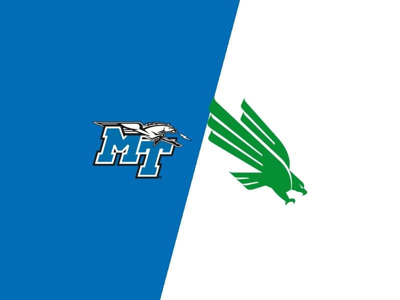 North Texas Mean Green Set to Battle Middle Tennessee Blue Raiders at Murphy Athletic Center in...