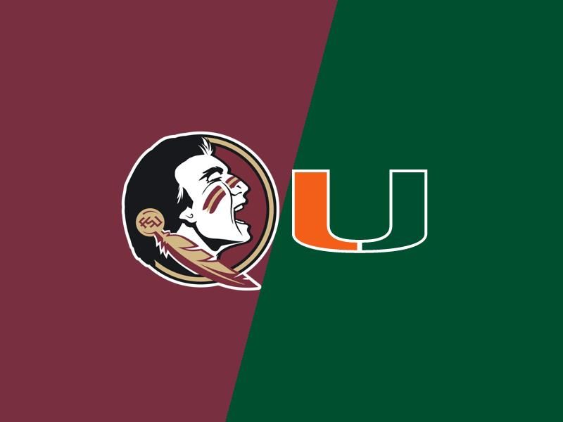 Clash at Bobby Bowden Field: Miami Hurricanes Take on Florida State Seminoles in College Footbal...