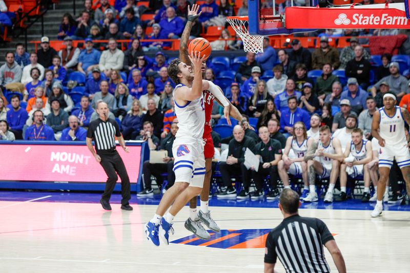 Jan 16, 2024; Boise, Idaho, USA; during the second half against the UNLV Rebels at ExtraMile Arena. UNLV beats Boise State 68-64Mandatory Credit: Brian Losness-USA TODAY Sports
