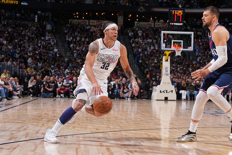 DENVER, CO - APRIL 29: Aaron Gordon #32 of the Denver Nuggets drives to the basket during the game against the LA Clippers during Round One Game Five of the 2025 NBA Playoffs on April 29, 2025 at Ball Arena in Denver, Colorado. NOTE TO USER: User expressly acknowledges and agrees that, by downloading and/or using this Photograph, user is consenting to the terms and conditions of the Getty Images License Agreement. Mandatory Copyright Notice: Copyright 2025 NBAE (Photo by Bart Young/NBAE via Getty Images)