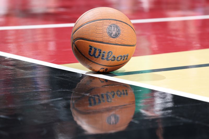 CHICAGO, IL - NOVEMBER 29: A generic basketball photo of the Official Wilson basketball during the game between the Boston Celtics and the Chicago Bulls during the Emirates NBA Cup game on November 29, 2024 at United Center in Chicago, Illinois. NOTE TO USER: User expressly acknowledges and agrees that, by downloading and or using this photograph, User is consenting to the terms and conditions of the Getty Images License Agreement. Mandatory Copyright Notice: Copyright 2024 NBAE (Photo by Jeff Haynes/NBAE via Getty Images)