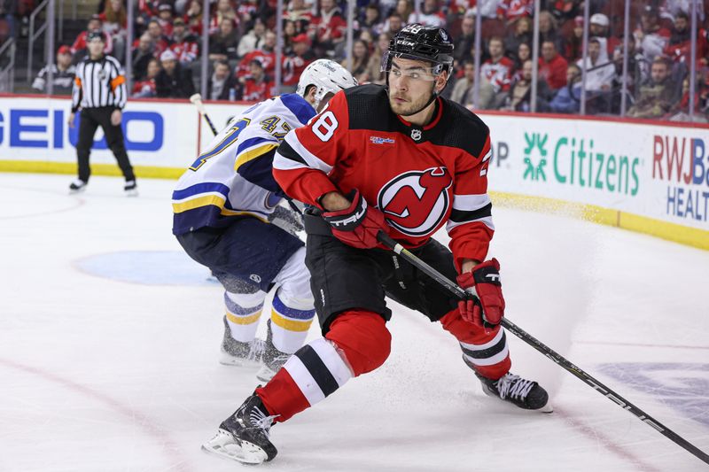 St. Louis Blues Set to Clash with New Jersey Devils in a Battle of Wills at Prudential Center