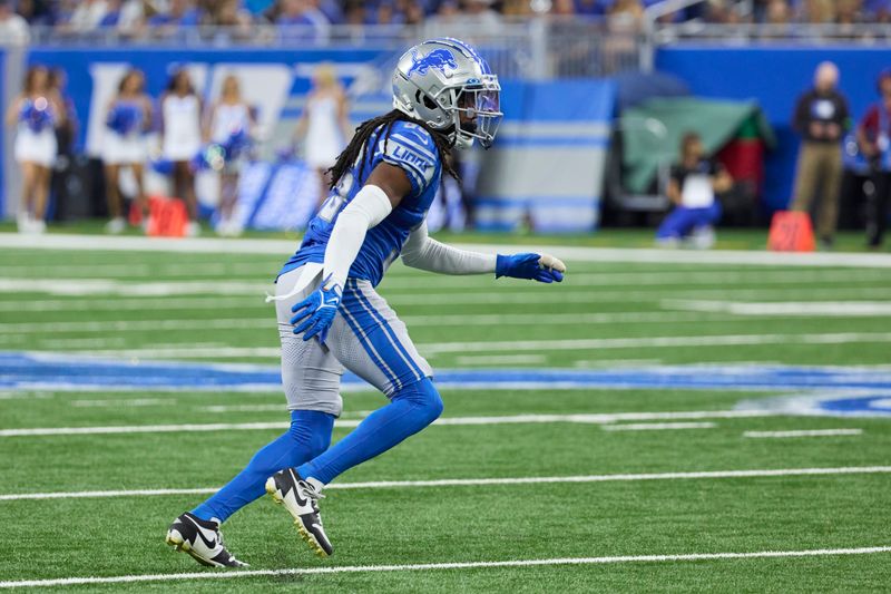 Detroit Lions safety Brady Breeze (35) pursues a play on defense against the Jasksonville Jaguars during an NFL pre-season football game, Saturday, Aug. 19, 2023, in Detroit. (AP Photo/Rick Osentoski)