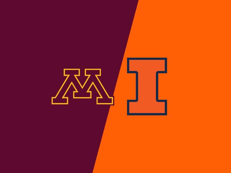 Illinois Fighting Illini Edge Out Golden Gophers in a Close Encounter at State Farm Center