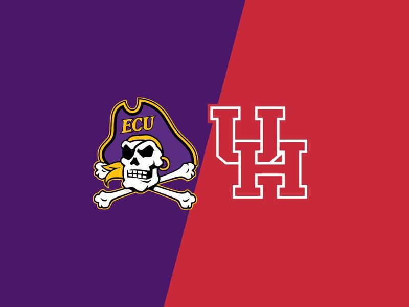 East Carolina Pirates Clash with Houston Cougars at John O'Quinn Field in Football Showdown