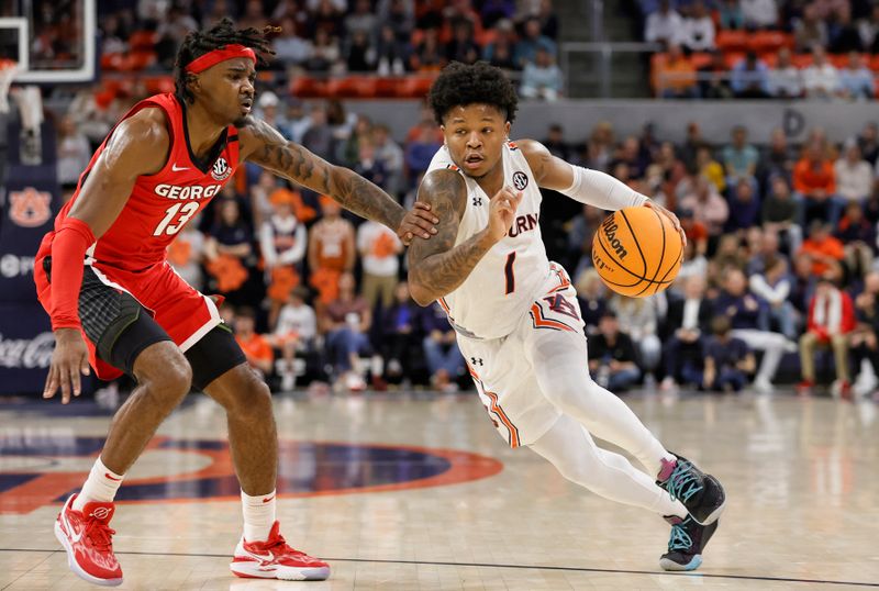 Can the Georgia Bulldogs Tame the Auburn Tigers at Stegeman Coliseum?