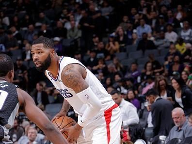 SACRAMENTO, CA - OCTOBER 22: Marcus Morris Sr. #8 of the LA Clippers handles the ball during the game against the Sacramento Kings on October 22, 2022 at Golden 1 Center in Sacramento, California. NOTE TO USER: User expressly acknowledges and agrees that, by downloading and or using this Photograph, user is consenting to the terms and conditions of the Getty Images License Agreement. Mandatory Copyright Notice: Copyright 2022 NBAE (Photo by Rocky Widner/NBAE via Getty Images)