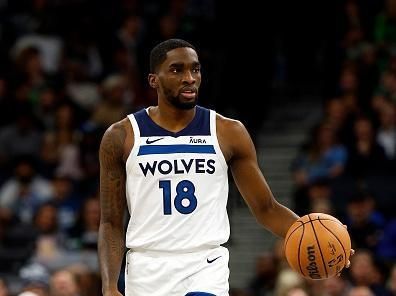 MINNEAPOLIS, MINNESOTA - NOVEMBER 01: Shake Milton #18 of the Minnesota Timberwolves dribbles the ball against the Denver Nuggets in the first quarter at Target Center on November 01, 2023 in Minneapolis, Minnesota. The Timberwolves defeated the Nuggets 110-89. NOTE TO USER: User expressly acknowledges and agrees that, by downloading and or using this photograph, User is consenting to the terms and conditions of the Getty Images License Agreement. (Photo by David Berding/Getty Images)