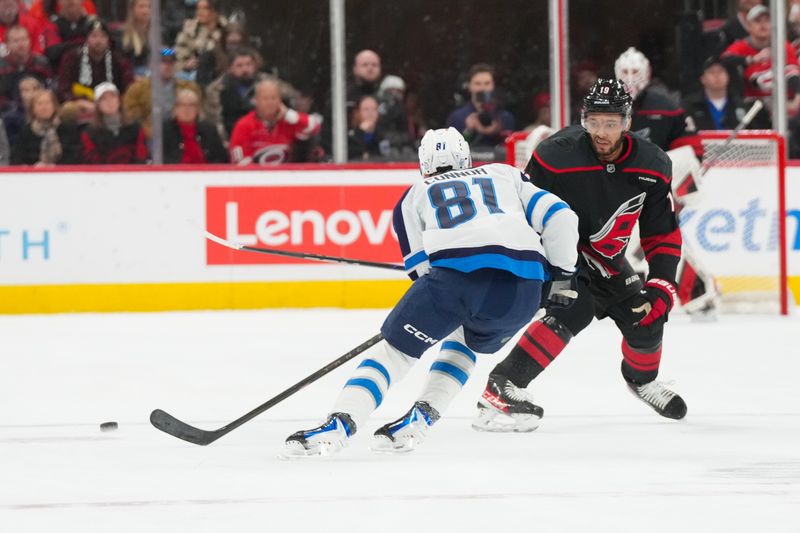 Carolina Hurricanes' Third Period Storm Overwhelms Winnipeg Jets at Lenovo Center