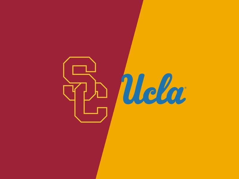 Clash at Pauley Pavilion: USC Trojans Face UCLA Bruins in Men's Basketball Showdown