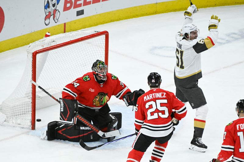 Vegas Golden Knights to Test Their Mettle Against Chicago Blackhawks at United Center