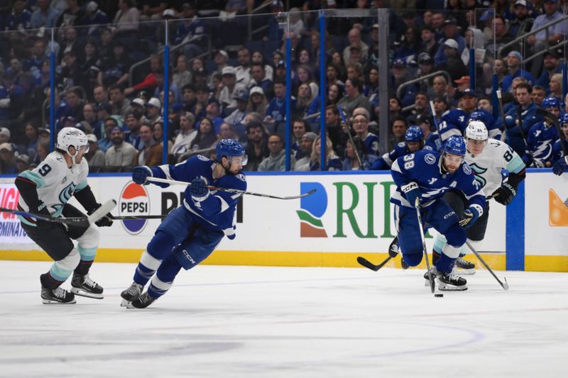 Seattle Kraken outlast Tampa Bay Lightning as Brandon Montour seals overtime swing at Benchmark...