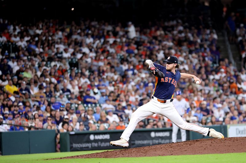 Jun 29, 2025; Houston, Texas, USA; Houston Astros relief pitcher Josh Hader (71) delivers a pitch against the Chicago Cubs during the ninth inning at Daikin Park. Mandatory Credit: Erik Williams-Imagn Images