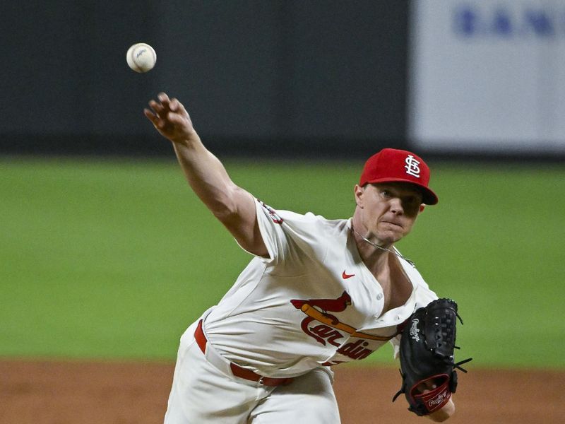 May 20, 2024; St. Louis, Missouri, USA;  St. Louis Cardinals starting pitcher Sonny Gray (54) pitches against the Baltimore Orioles during the sixth inning at Busch Stadium. Mandatory Credit: Jeff Curry-USA TODAY Sports