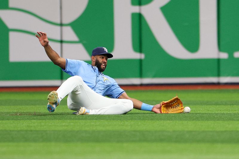 Apr 14, 2024; St. Petersburg, Florida, USA;  at Tropicana Field. Mandatory Credit: Nathan Ray Seebeck-USA TODAY Sports