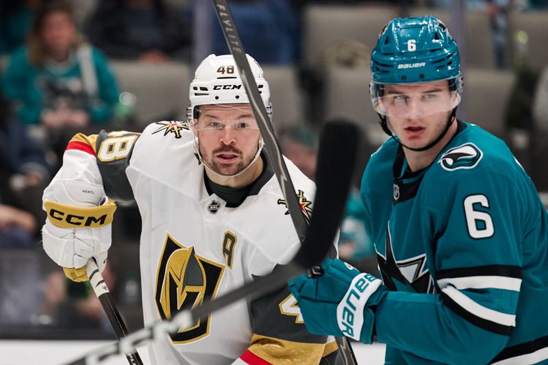 San Jose Sharks Struggle as Vegas Golden Knights Surge in Second Period at SAP Center