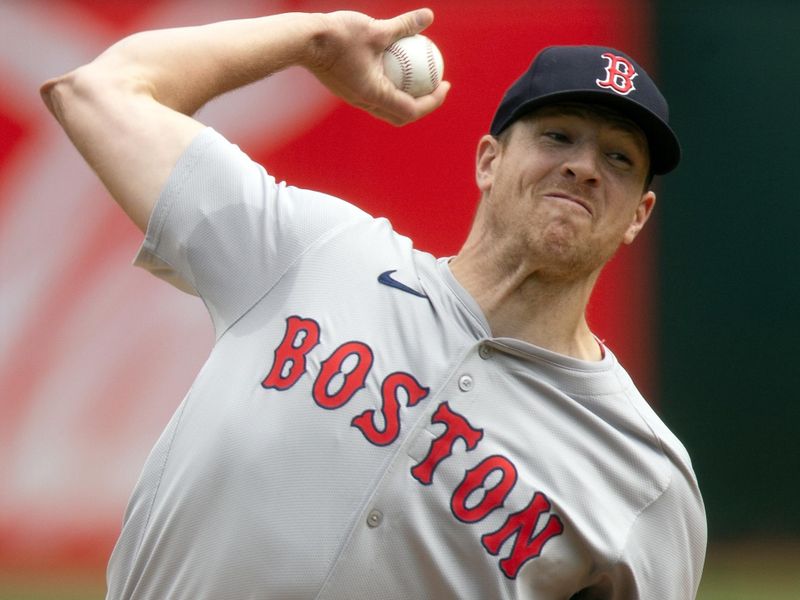 Apr 3, 2024; Oakland, California, USA; Boston Red Sox starting pitcher Nick Pivetta (37) delivers a pitch against the Oakland Athletics during the first inning at Oakland-Alameda County Coliseum. Mandatory Credit: D. Ross Cameron-USA TODAY Sports