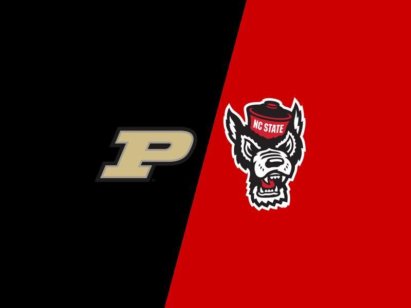 North Carolina State Wolfpack VS Purdue Boilermakers