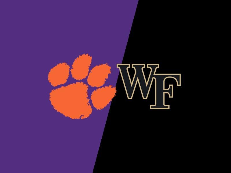 Clash at Memorial Stadium: Wake Forest Demon Deacons vs. Clemson Tigers in College Football Show...