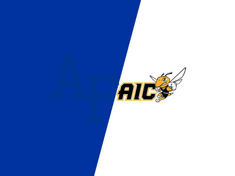 Air Force Falcons VS American International Yellow Jackets