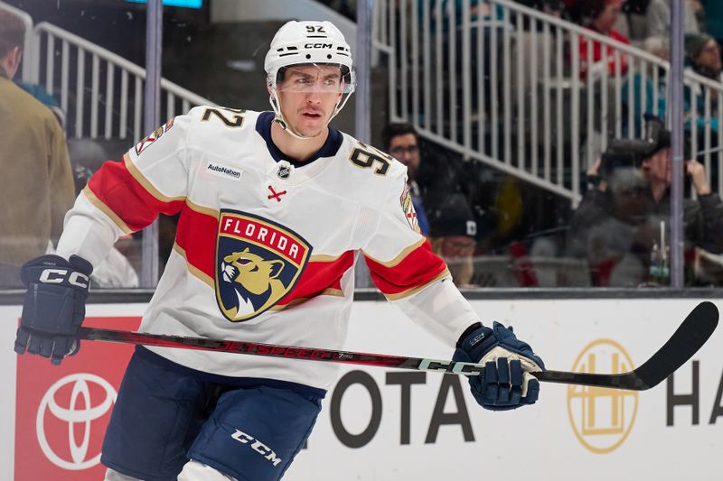Florida Panthers vs San Jose Sharks: Carter Verhaeghe Poised to Shine in Upcoming Clash