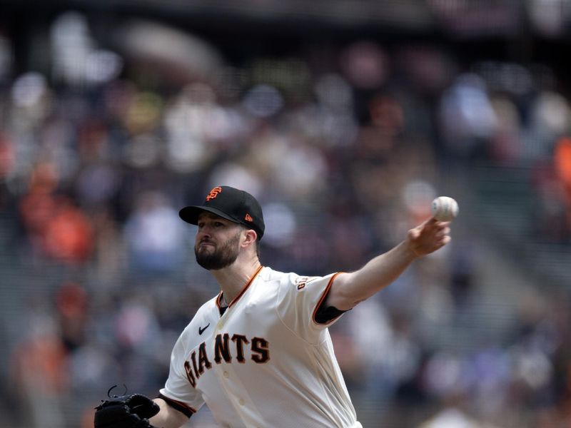 May 31, 2023; San Francisco, California, USA; San Francisco Giants starting pitcher Alex Wood (57) delivers a pitch against the Pittsburgh Pirates during the first inning at Oracle Park. Mandatory Credit: D. Ross Cameron-USA TODAY Sports