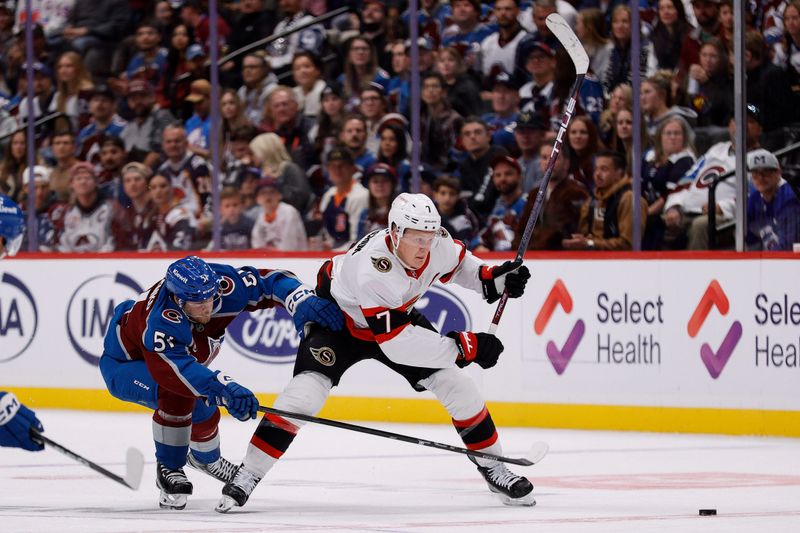 Ottawa Senators Surge in the Third, But Fall Short Against Colorado Avalanche