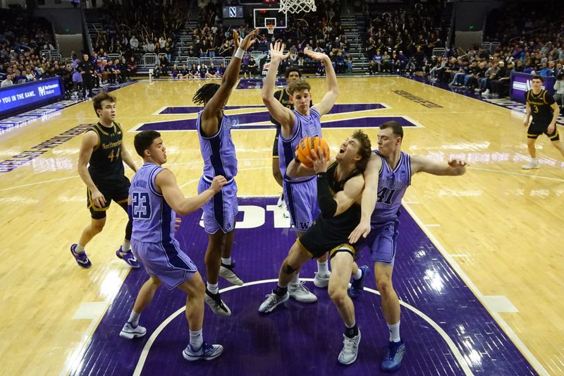Jan 31, 2026; Evanston, Illinois, USA; during the second half at Welsh-Ryan Arena. Mandatory Credit: David Banks-Imagn Images