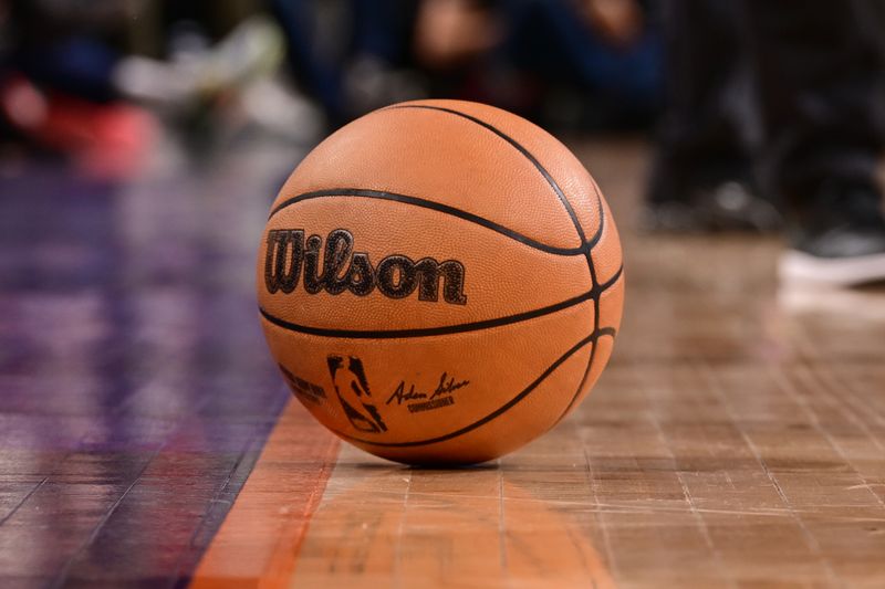 PHOENIX, AZ - JANUARY 29: A generic basketball photo of the Official Wilson basketball during the game between the Minnesota Timberwolves and the Phoenix Suns on January 29, 2025 at Footprint Center in Phoenix, Arizona. NOTE TO USER: User expressly acknowledges and agrees that, by downloading and or using this photograph, user is consenting to the terms and conditions of the Getty Images License Agreement. Mandatory Copyright Notice: Copyright 2025 NBAE (Photo by Kate Frese/NBAE via Getty Images)