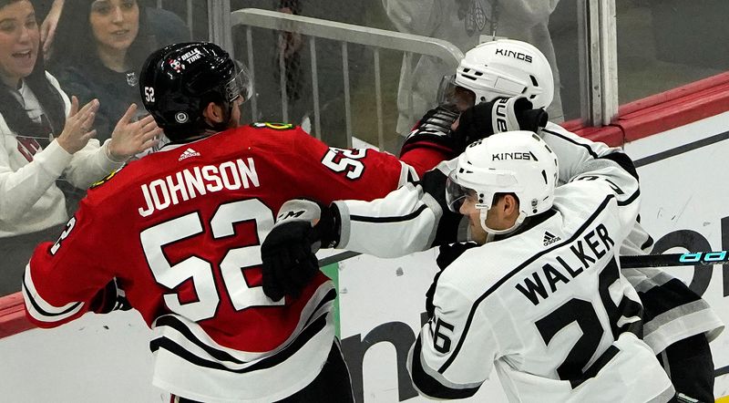 Los Angeles Kings' Adrian Kempe Leads Charge as Blackhawks Prepare for Battle at United Center