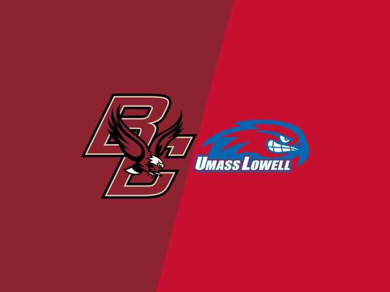 Boston College Eagles VS Massachusetts Lowell River Hawks