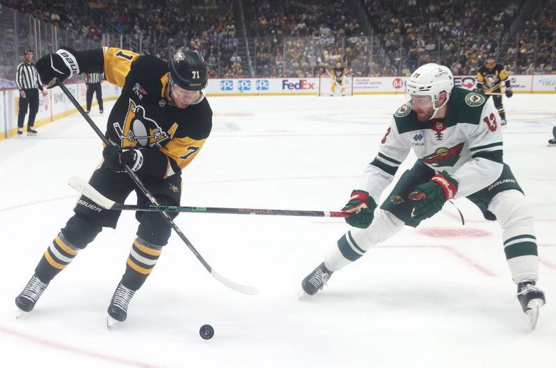 Minnesota Wild Dominate Penguins with Boldy and Kaprizov's Offensive Masterclass at PPG Paints A...