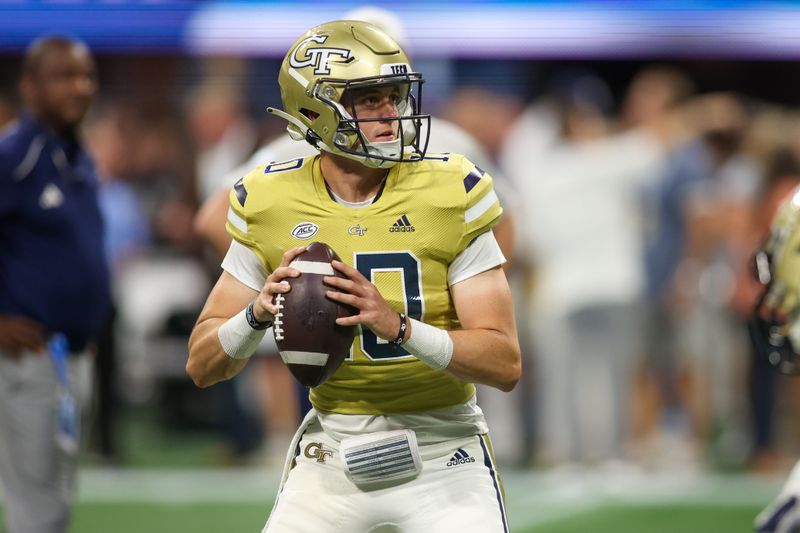 Georgia Tech Yellow Jackets Secure Victory at Bobby Dodd Stadium in Football Game Against Miami...