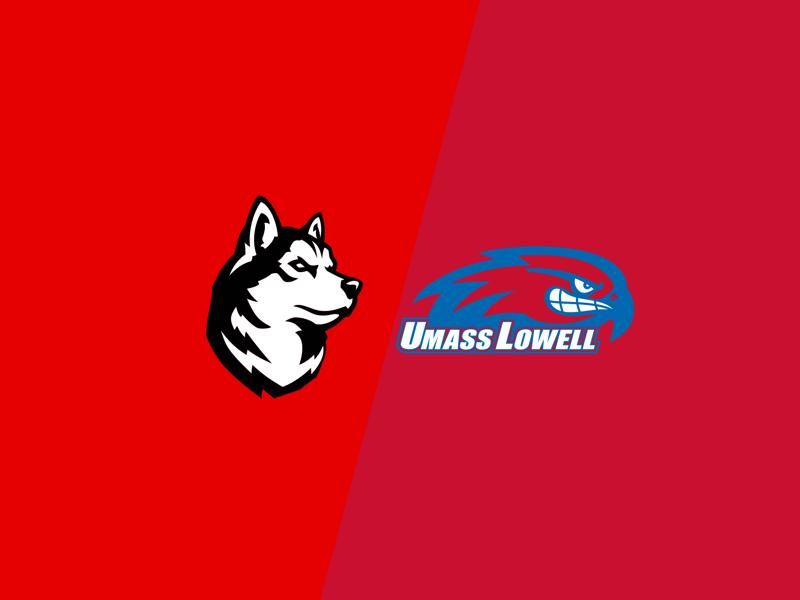 Northeastern Huskies VS UMass Lowell River Hawks