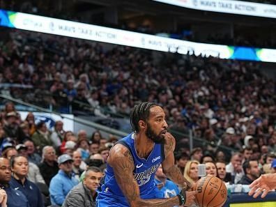 DALLAS, TX - DECEMBER 2: Derrick Jones Jr. #55 of the Dallas Mavericks goes to the basket during the game on December 2, 2023 at the American Airlines Center in Dallas, Texas. NOTE TO USER: User expressly acknowledges and agrees that, by downloading and or using this photograph, User is consenting to the terms and conditions of the Getty Images License Agreement. Mandatory Copyright Notice: Copyright 2023 NBAE (Photo by Glenn James/NBAE via Getty Images)