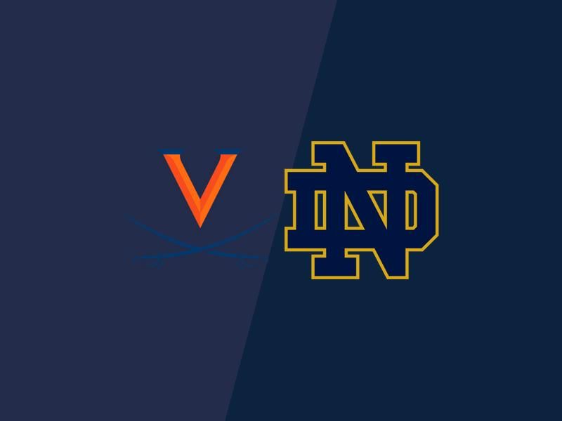 Notre Dame Stadium Witnesses Virginia Cavaliers and Notre Dame Fighting Irish Clash in American...