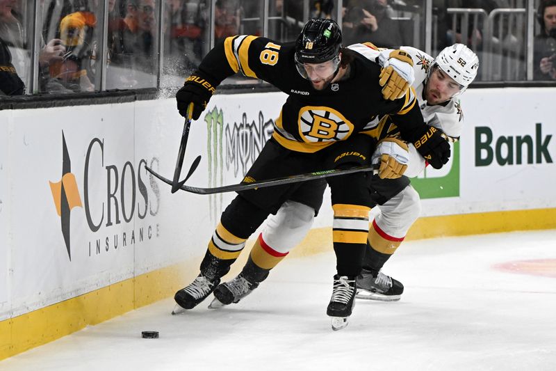 Boston Bruins Edge Out Vegas Golden Knights with Pastrnak's Stellar Performance at TD Garden