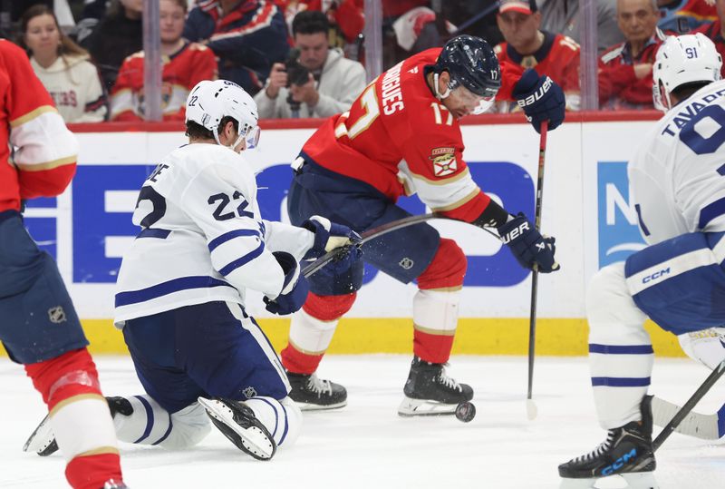 Florida Panthers' Carter Verhaeghe Ready to Face Toronto Maple Leafs in Playoff Showdown