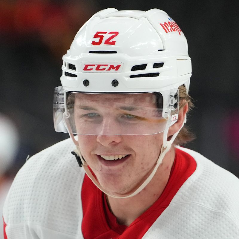 NHL Detroit Red Wings right wing Jonatan Berggren