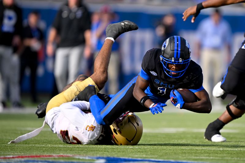 Boston College Eagles vs SMU Mustangs: Quintayvious Hutchins Dominates the Field