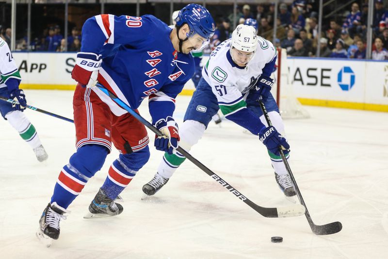 Rangers' Fox and Canucks' Pettersson Set to Dazzle in Upcoming NHL Clash